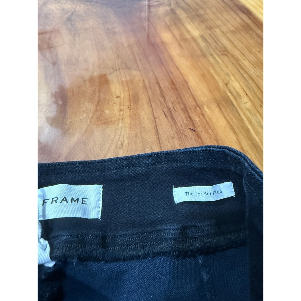 NEW Frame Denim Jeans 1 Small Jetset Crop High Rise Mini boot Stretch Pull on P8 - Picture 4 of 7